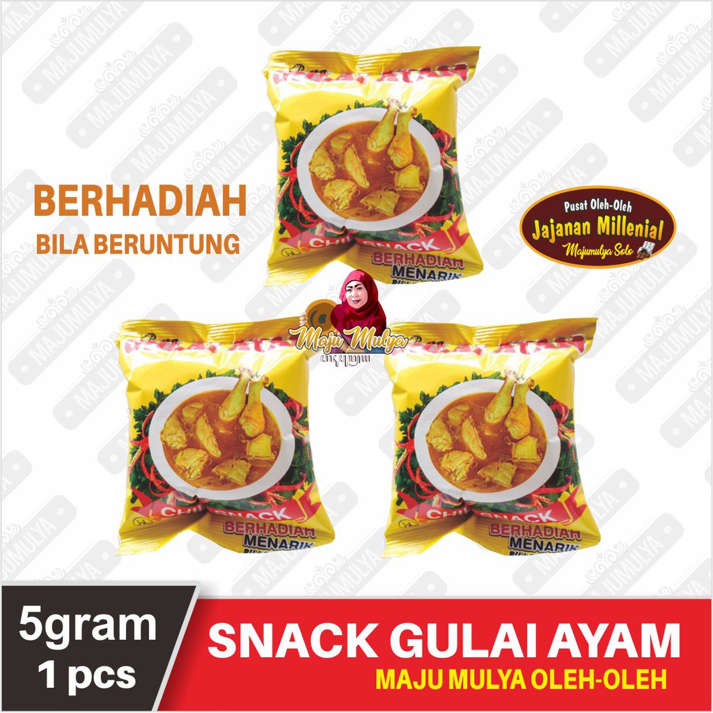 Jual GULAI AYAM / JAJANAN JADUL / CAMILAN TEMPO DOELOE / SNACK JAMAN