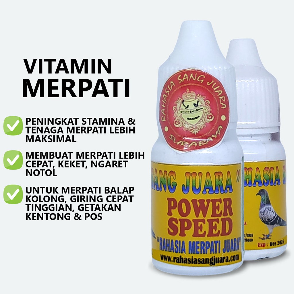 Jual Power Speed Cair | Vitamin Merpati Balap Kolong Pos Tinggi Lomba Cepat Giring Keket Notol | Shopee Indonesia