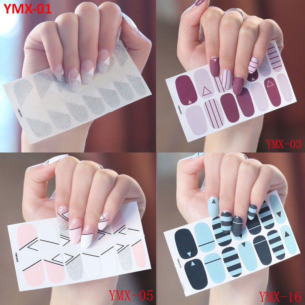 Nail Sticker / Sticker Kuku / Nail Polish / Nail art / Stiker Kuku lucu Motif / Kuku Palsu