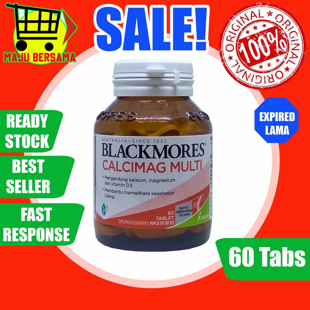 Jual BLACKMORES CALCIMAG MULTI VITAMIN VIT CALCIUM KALSIUM MAGNESIUM D3