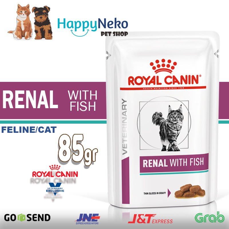 Jual Royal Canin Vet Renal Cat With Fish 85Gr Wet Food | Shopee Indonesia