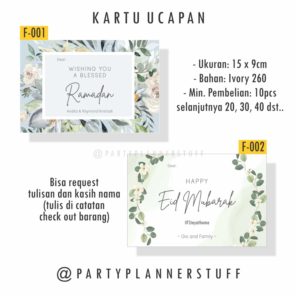 Contoh Kartu Ucapan Eid Mubarak kartu ucapan terbaik