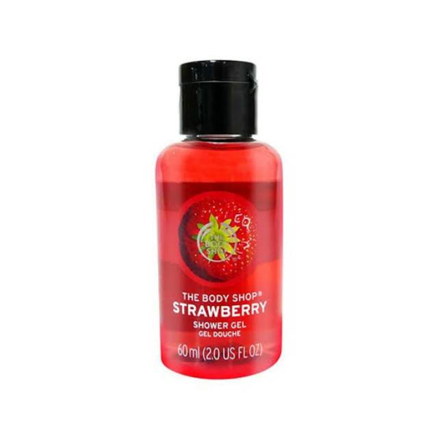 Shower gel strawberry 60 ml the body shop Shopee Indonesia