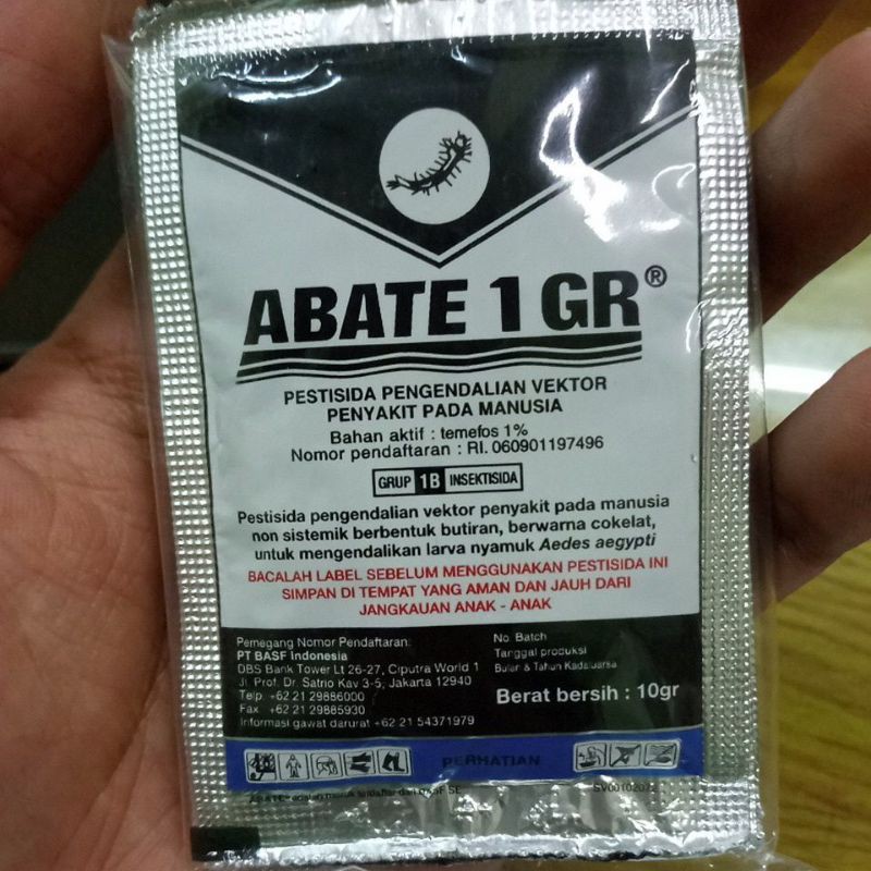 Jual ABATE 1 gr / 1 bungkus 5 sachet Indonesia|Shopee Indonesia