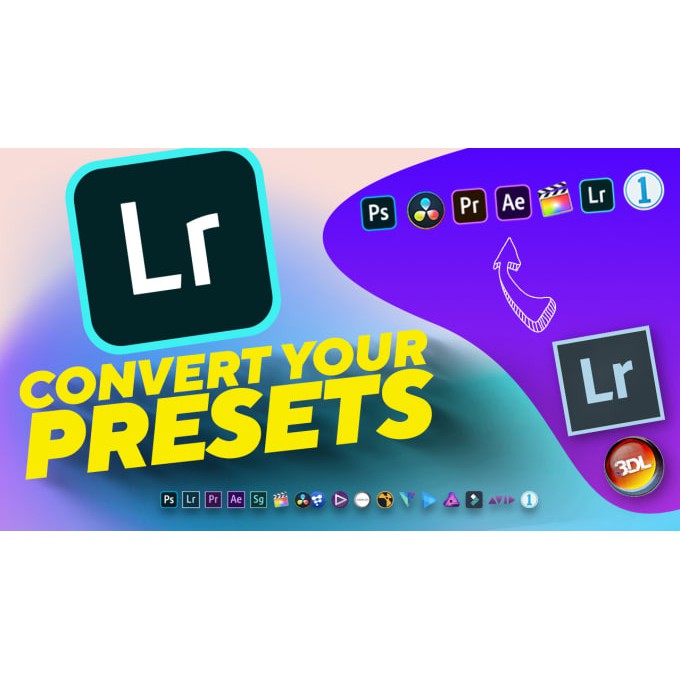 Jual Convert Your Lightroom PRESETS into LUT/DMG/XMP!