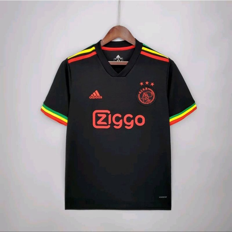Jual Jersey Bola Terbaru Ajax 3Rd Third Black Hitam Bob Marley 2021/2022 Grade Ori Official Smlxl 2Xl 3Xl | Shopee Indonesia