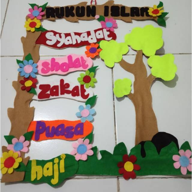 Hiasan Kelas Tk Dari Flanel