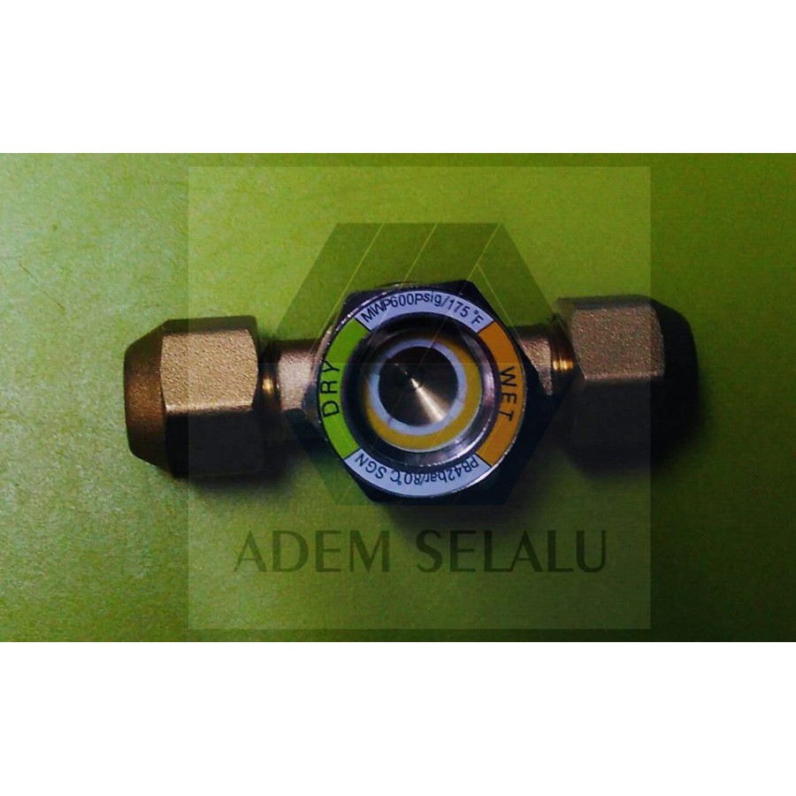 Jual Sight Glass Freon 3/8” merk Hengsen Sight Glass Refrigerant