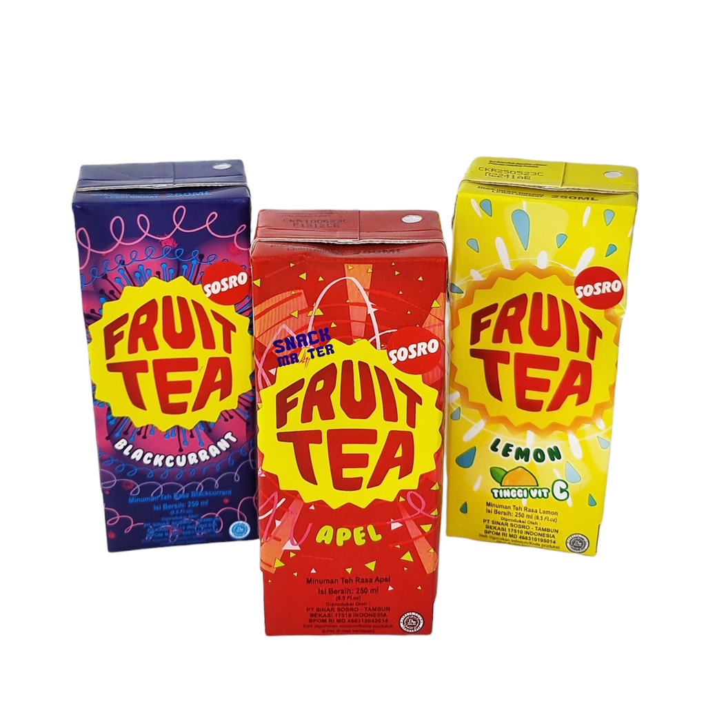 Jual Fruit Tea RTD Kotak Netto 250mL Shopee Indonesia