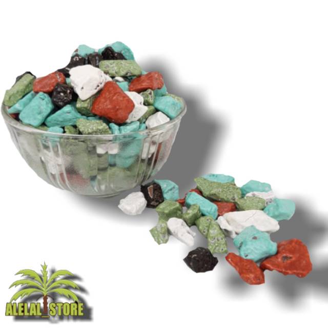 Jual Coklat Kerikil 1Kg / Coklat Krikil / Coklat Arab / Warna Warni / Coklat Batu /Kurma Alelal | Shopee Indonesia