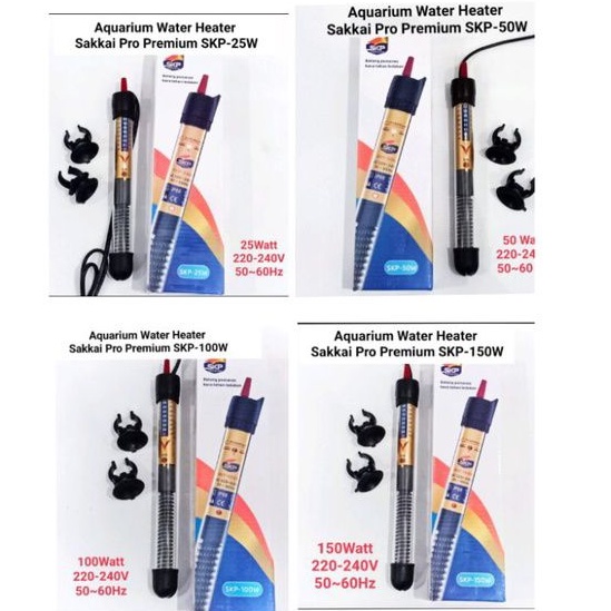 Jual HEATER AQUARIUM SKP/PEMANAS OTOMATIS AQUARIUM AQUASCAPE / HEATER SAKKAI PRO Premium