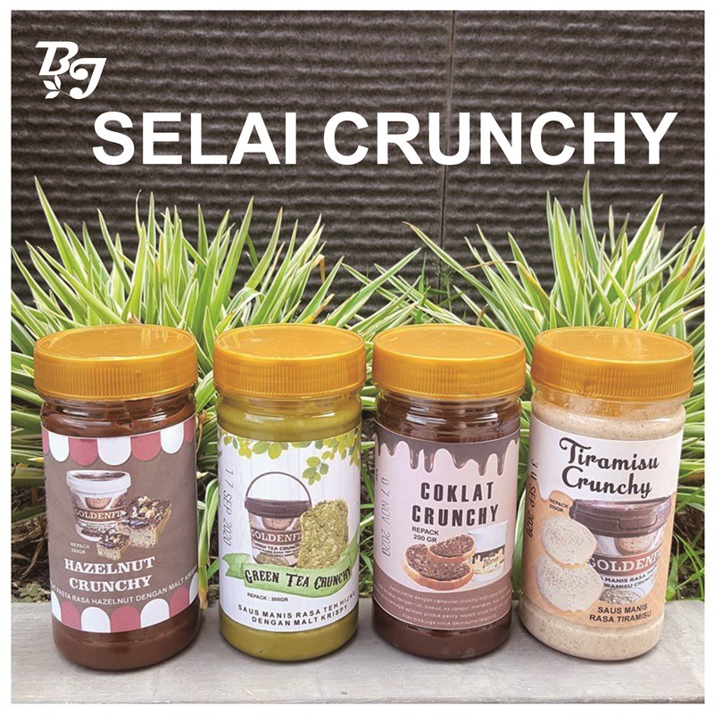 SELAI CRUNCHY KEKINIAN / SELAI ROTI / SELAI KACANG 200GR Shopee Indonesia