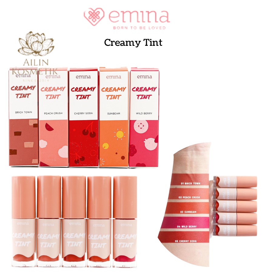 Jual EMINA Creamy Tint / Lip Tint Emina by AILIN Indonesia