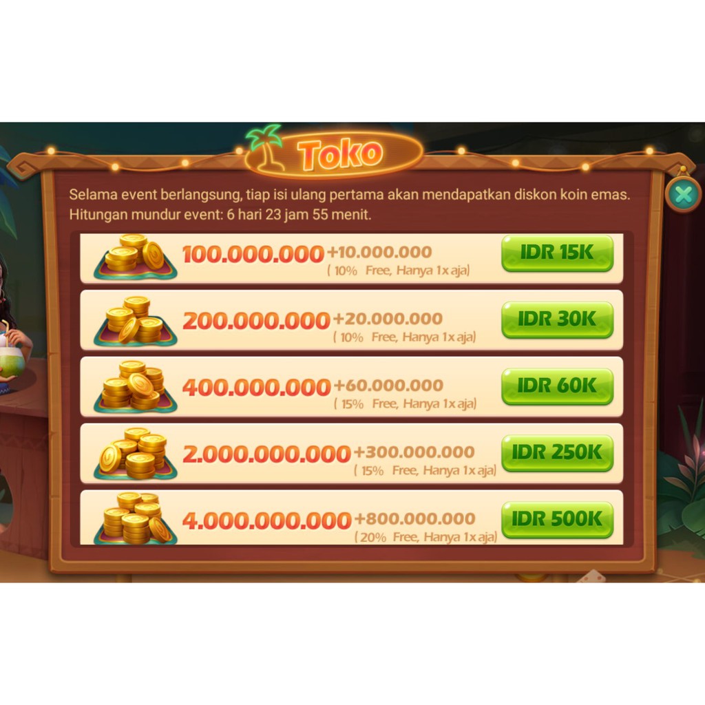 19 Shopee Free Fire 20000 Koin Booyah Alok Free Fire