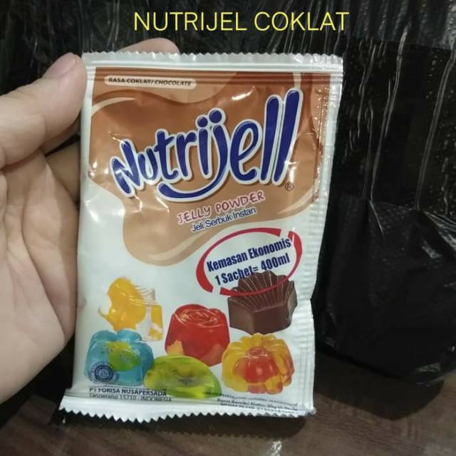 Jual Nutrijel Nutrijell Jelly Powder Agar Rasa Coklat Cokelat | Shopee Indonesia