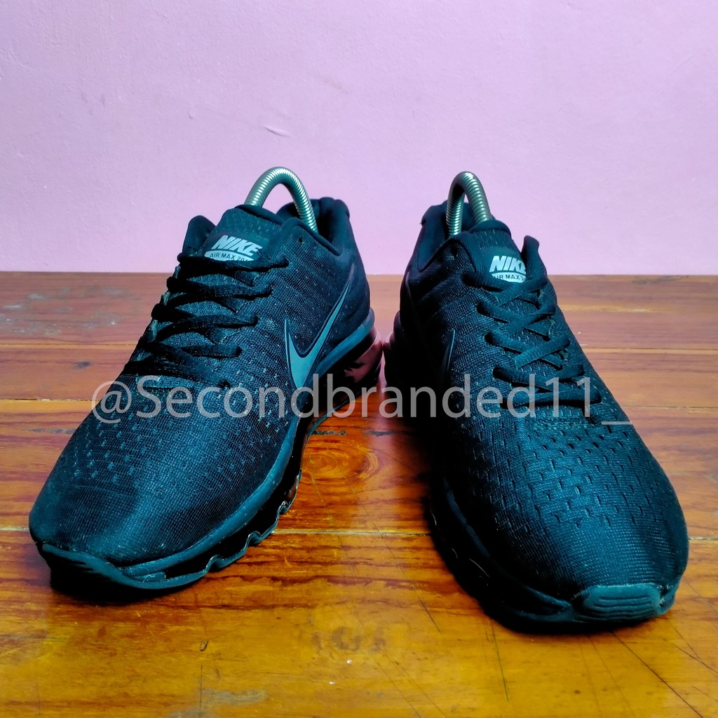 Jual Sepatu Nike Air Max 2017 Mens Full Black Hitam | Shopee Indonesia