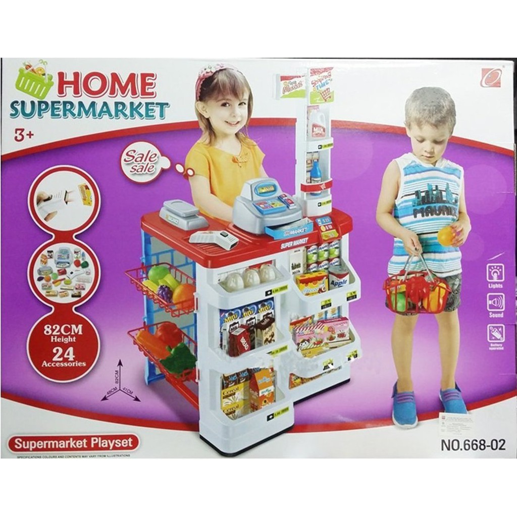 Jual Home Supermarket Playset Mainan Anak Perempuan Size Jumbo | Shopee Indonesia