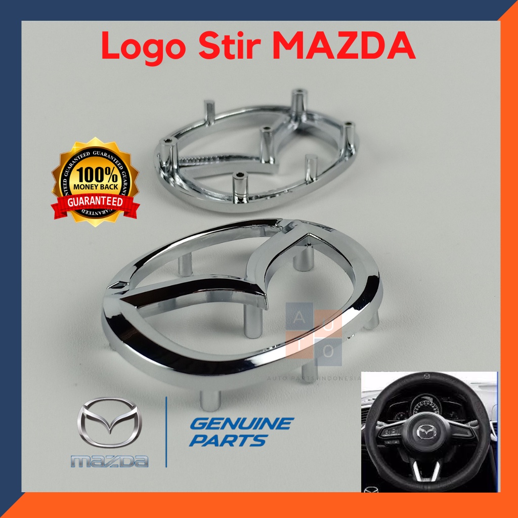 Jual Logo Stir Mazda/ Steering Wheel Emblem Mazda 2 3 6 CX3 CX5 CX9