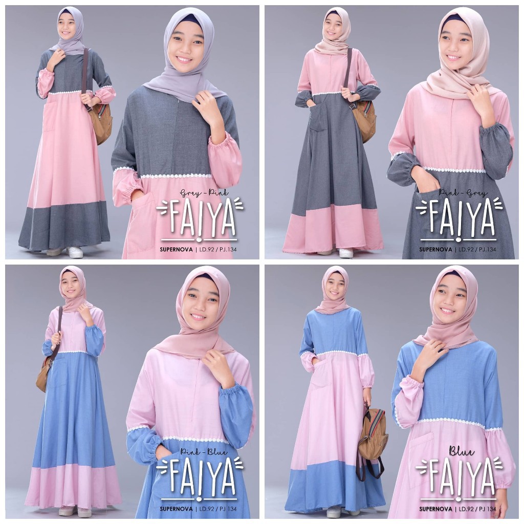 35+ Ide Gamis Untuk Remaja Putri The Fashion Eggplant