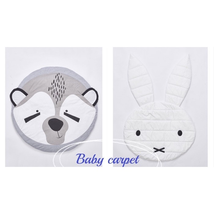 rabbit matta Jual Animal Shape Baby Playmat Karpet Dekorasi Kamar Anak - Rabbit Indonesia|Shopee Indonesia