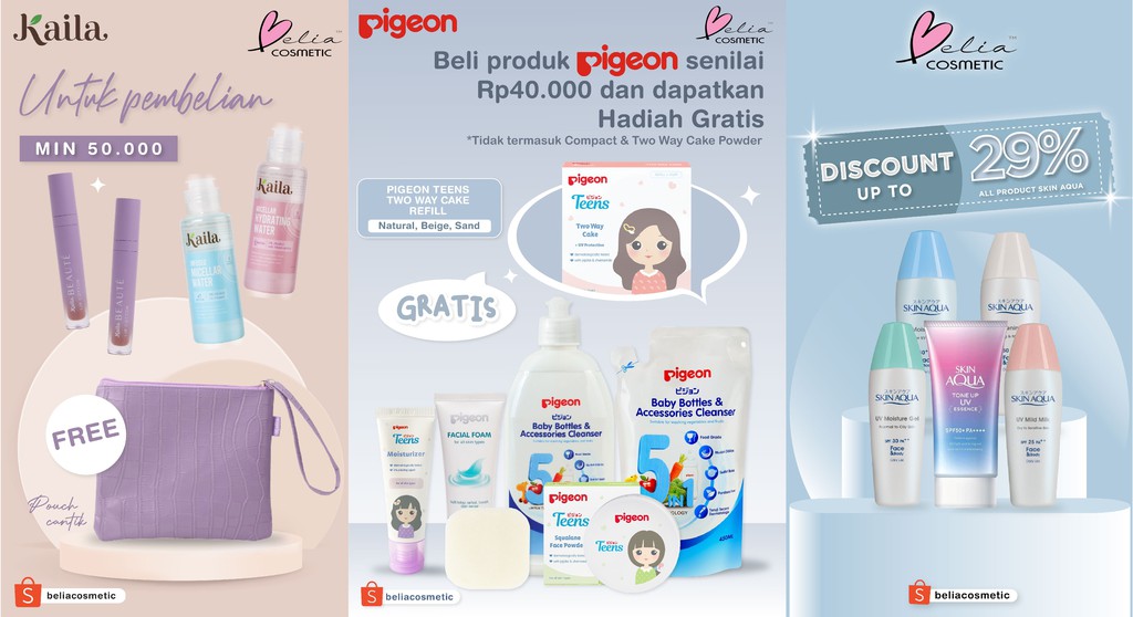 Toko Online Belia Cosmetic Shopee Indonesia
