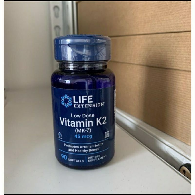 Jual Vitamin K2 Life Extension Low Dose Vitamin K2 ( MK7 ) 45mcg 90