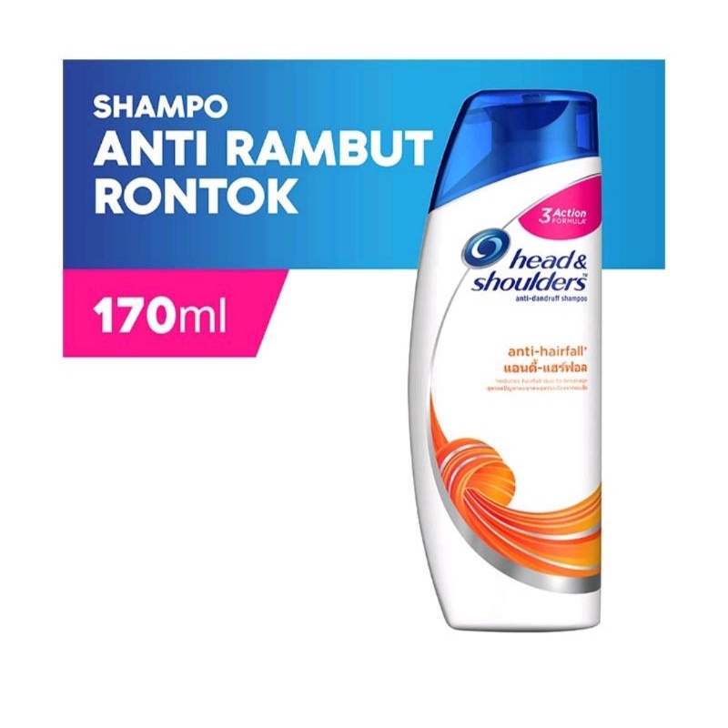Jual Head And Shoulders Anti HairFall Shampo Anti Ketombe 170 ml