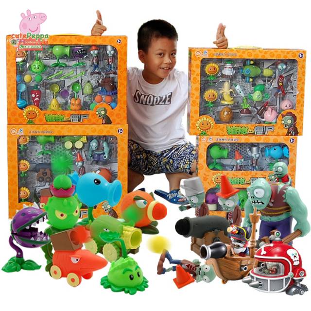 Jual Mainan Zombie And Plants Zombies Plant Figure Original Pea Shooter | Shopee Indonesia