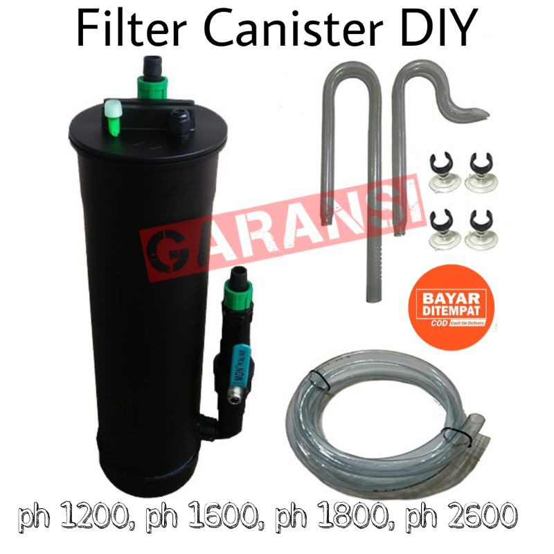 Jual Filter Canister Diy Fullset Tanpa Media External Aquarium