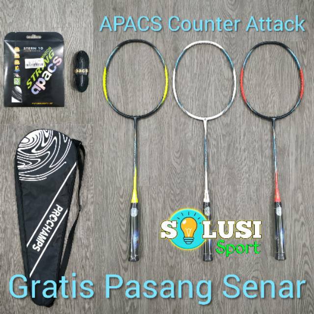 Jual Apacs Counter Attack Raket Badminton Original