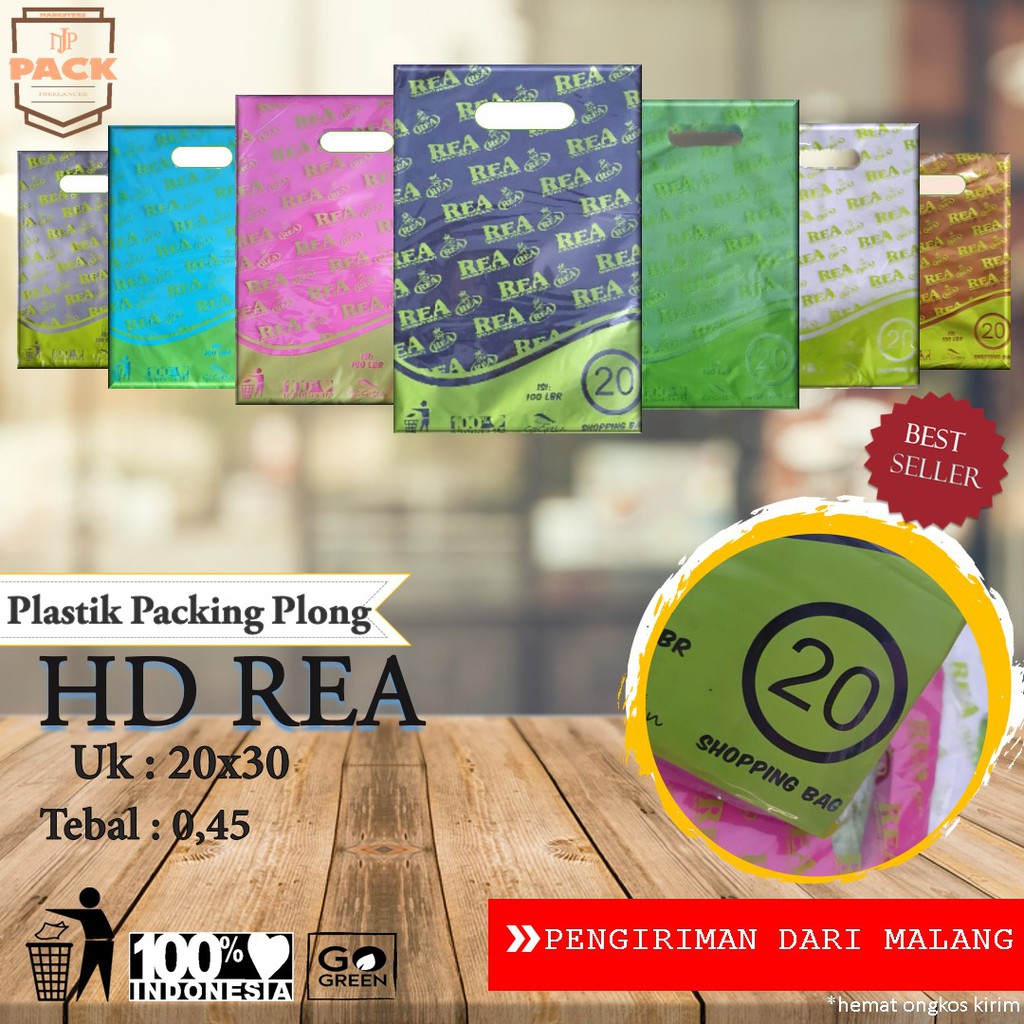 Jual Plastik Packing HD PLONG REA Ukuran 20x30 Plastik