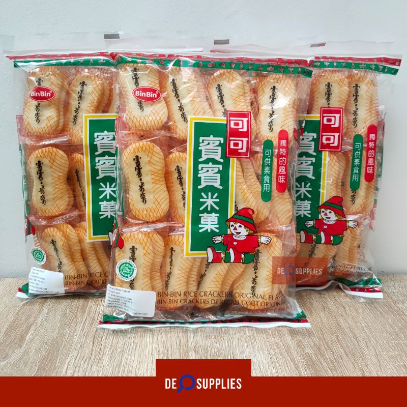 Jual Bin Bin Rice Crackers Original 150gr Binbin Krekers Beras