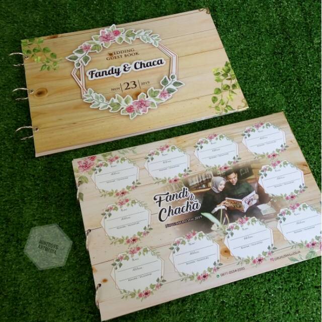 BUKU TAMU PERNIKAHAN/ WEDDING GUEST BOOK HARD COVER