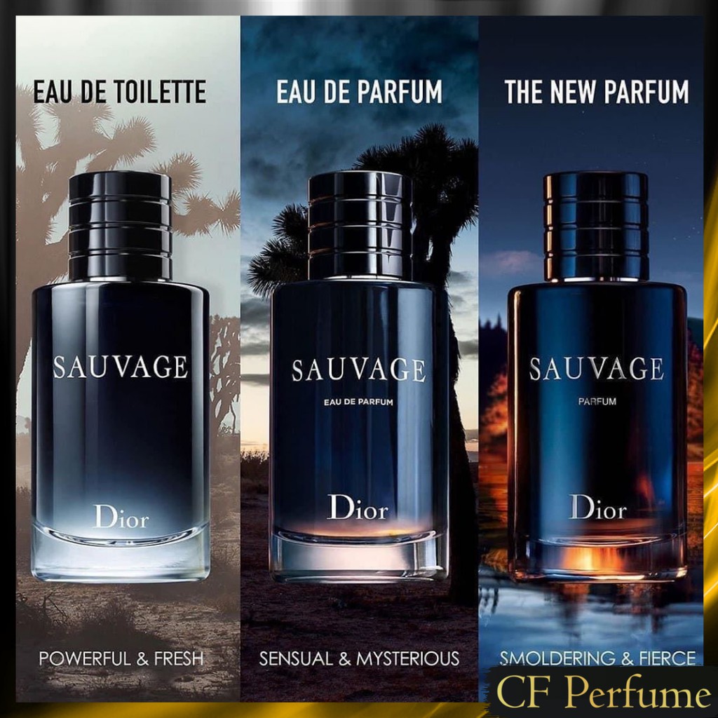 Jual Dior Sauvage 100Ml Edt, Edp & Parfum For Men | Shopee Indonesia