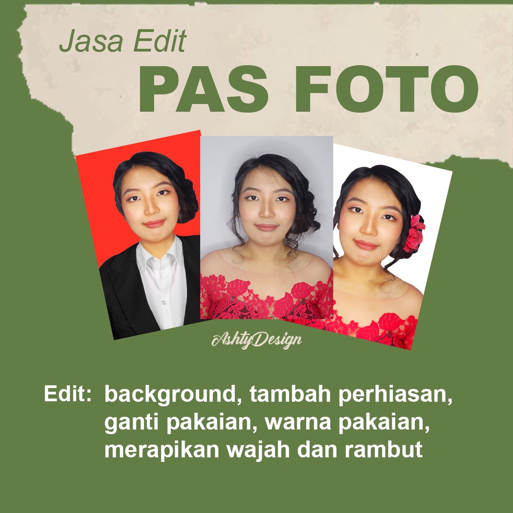 Jual Edit Pas Foto; Jasa Edit Background, Jas Pas Foto 1x1 2x3 3x4 4x6