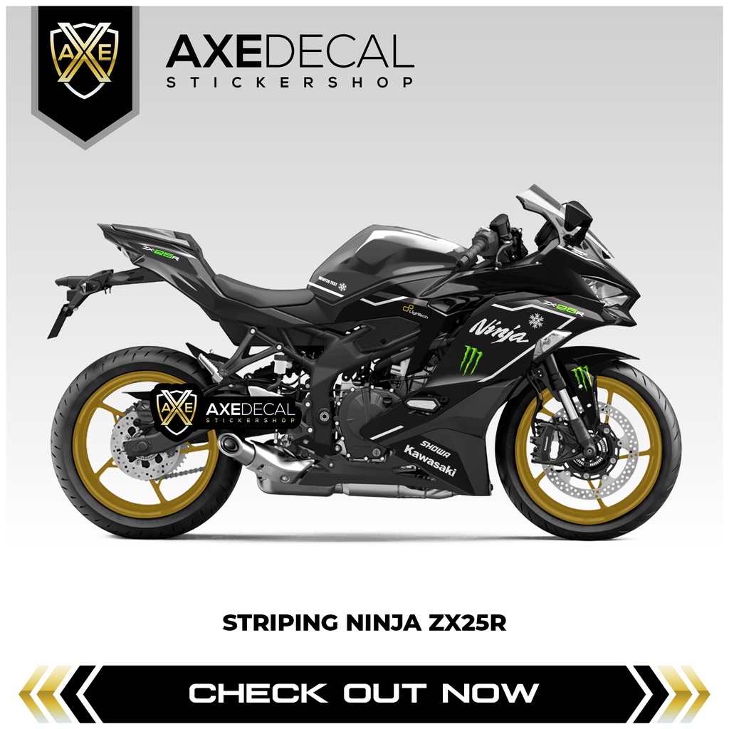 Jual Striping Ninja ZX25R Winter Test / Stiker Motor Kawasaki ZX 25 R