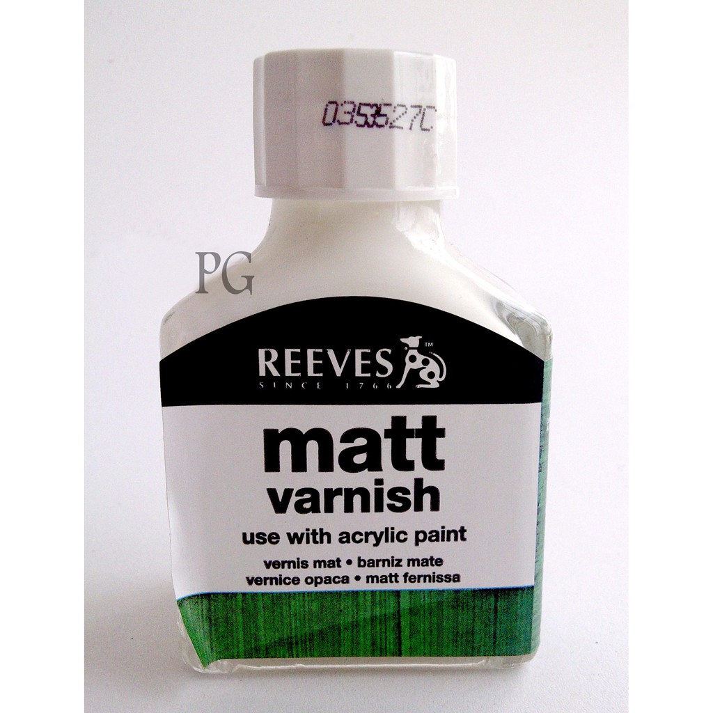 Reeves Acrylic Matt Varnish 75ml Pernis Akrilik Mat 75 ml Shopee