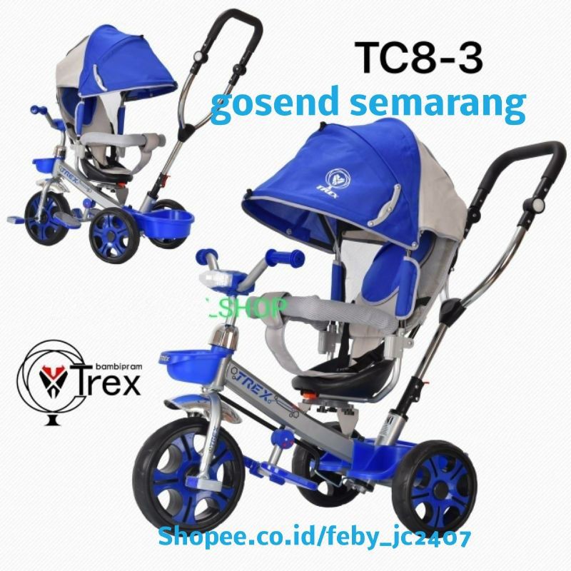 GOSEND SEMARANG SEPEDA STROLLER RODA 3 TREX TC 18 dk BS BARING BISA