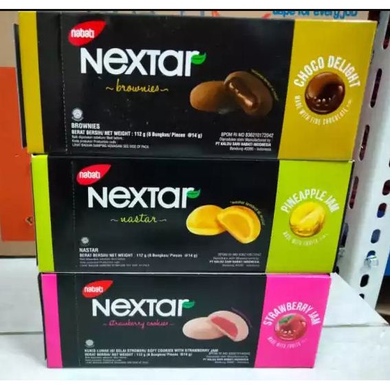 Jual Nextar All Varian (Coklat,Nanas,Strawberry) 1 Dus Isi 10Pcs | Shopee Indonesia