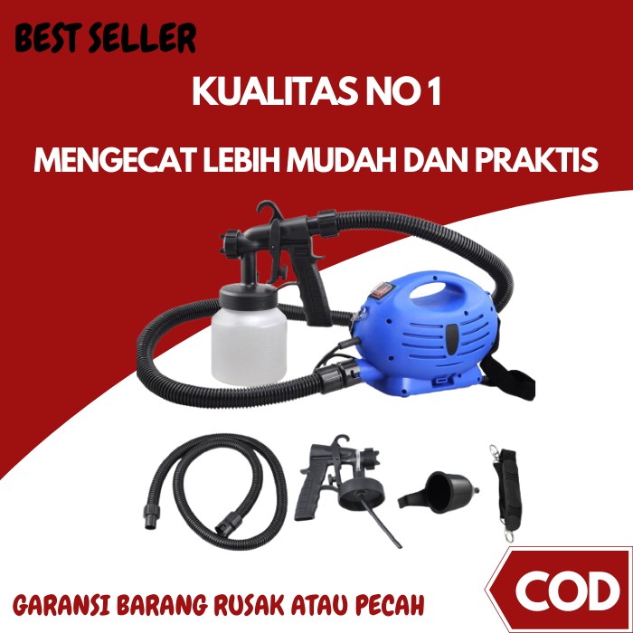 Jual Paint Zoom Spray Gun Kompresor Mini Airbrush Alat Cat Semprot Listrik Murah Indonesia