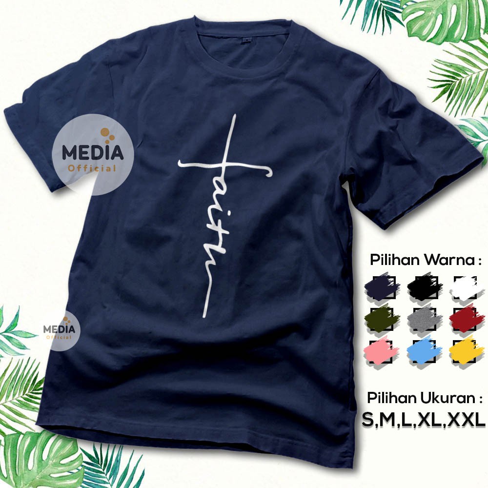 Jual Kaos Rohani Salib Faith - Baju Kristen Natal Cross Jesus Kaos Distro  Komunitas Gereja Premium | 2390 Indonesia|Shopee Indonesia
