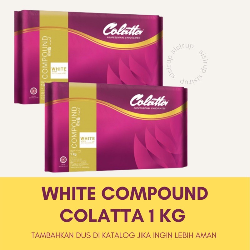 Jual White Compound Colatta 1 KG / White Chocolate / Colatta Indonesia