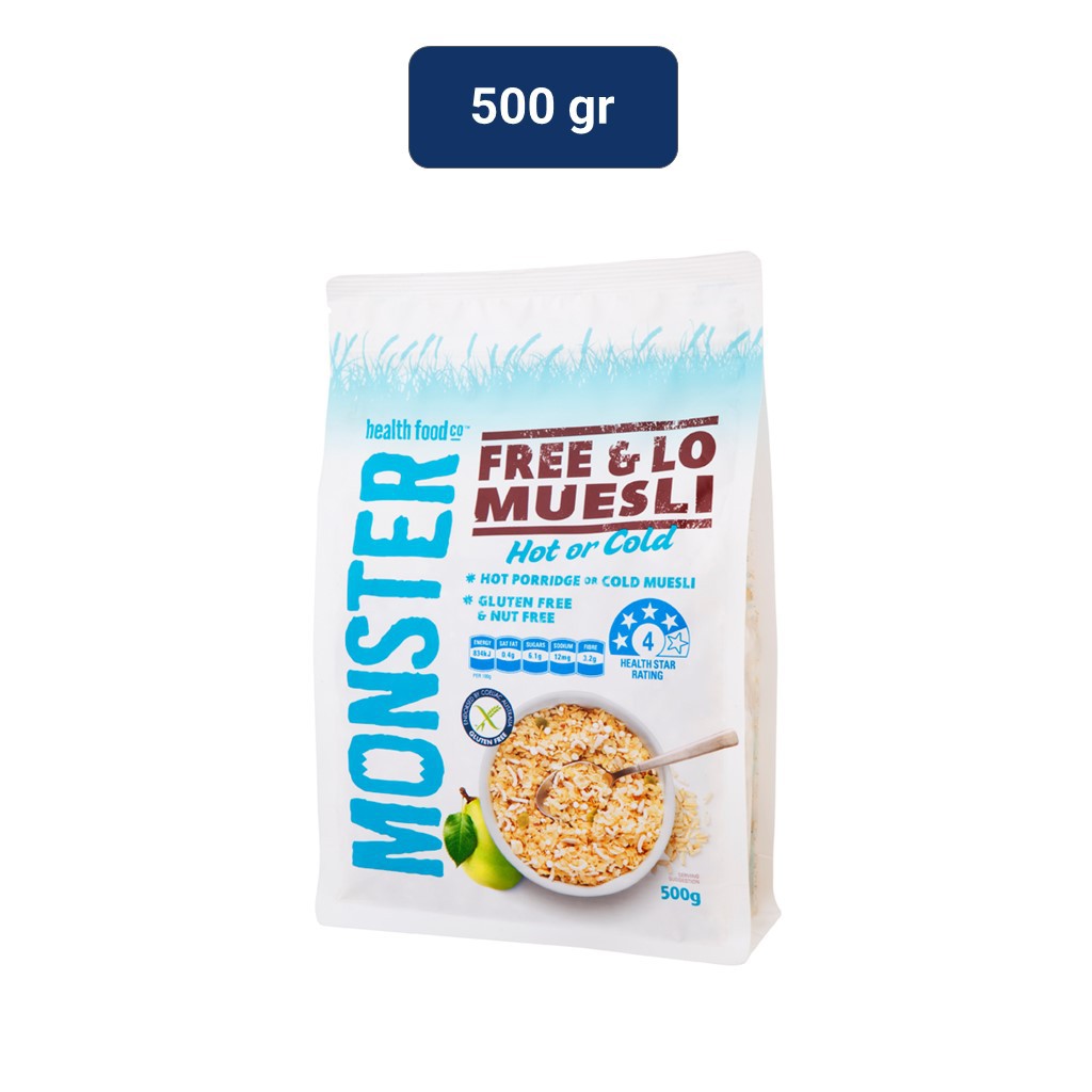 Jual Monster Muesli Free & Low Muesli 500 Gr Shopee Indonesia