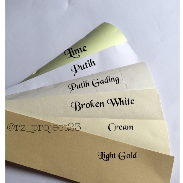 Kertas Jasmine Plano / Kertas undangan / kertas millenium