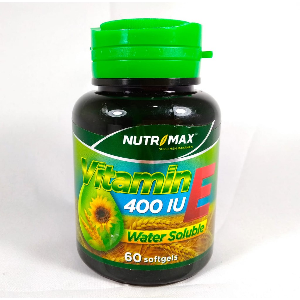 Jual Nutrimax Vitamin E 400 IU Water Soluble 60 Softgels ( BPOM