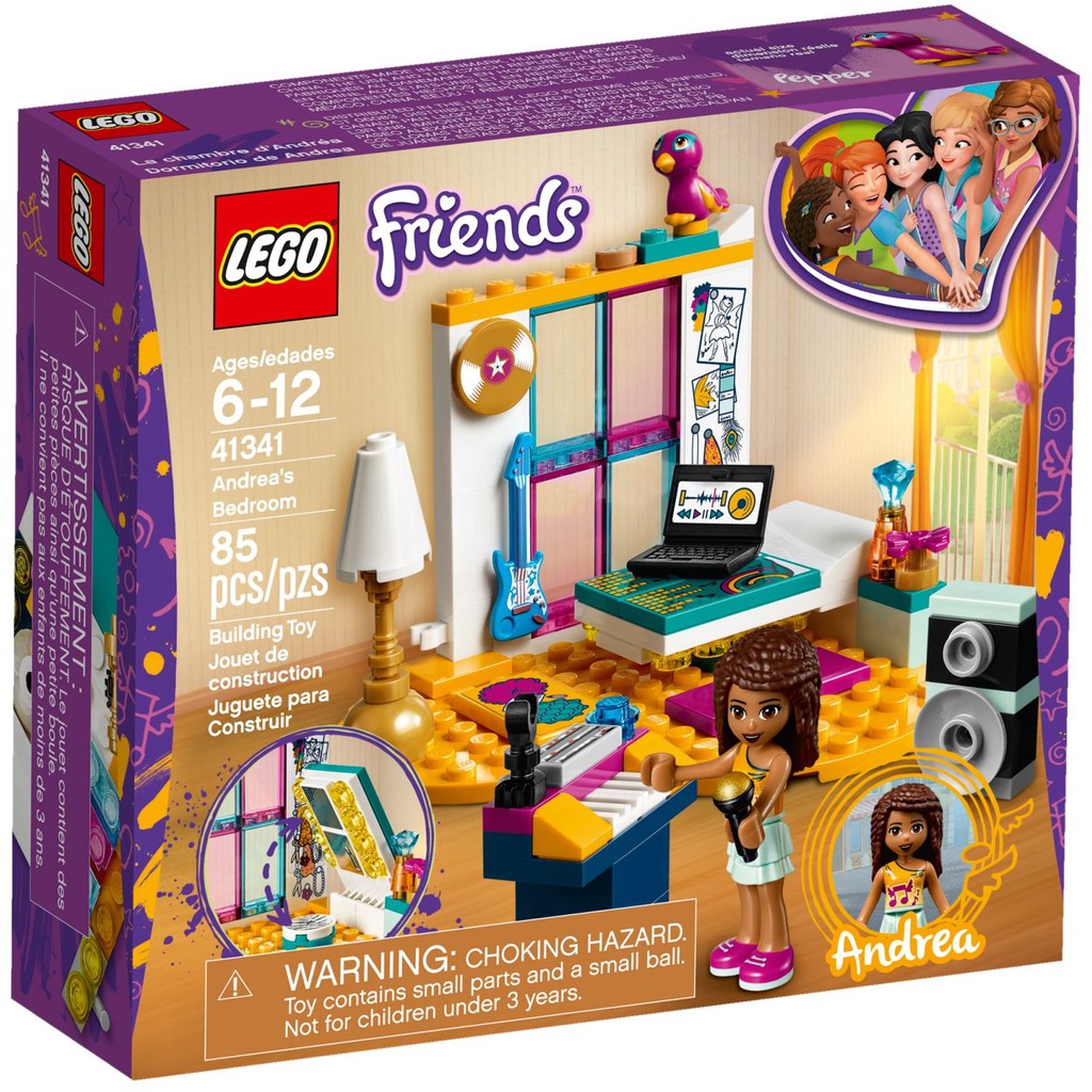 LEGO 41342 Friends Emma's Deluxe Bedroom Building Toy Kit Set for Girls 612 Building Toys LEGO