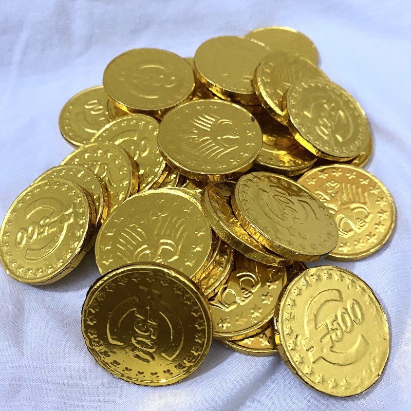 Jual Permen Coklat Koin/ Permen Koin/ Jajanan Jaman Dulu | Shopee Indonesia