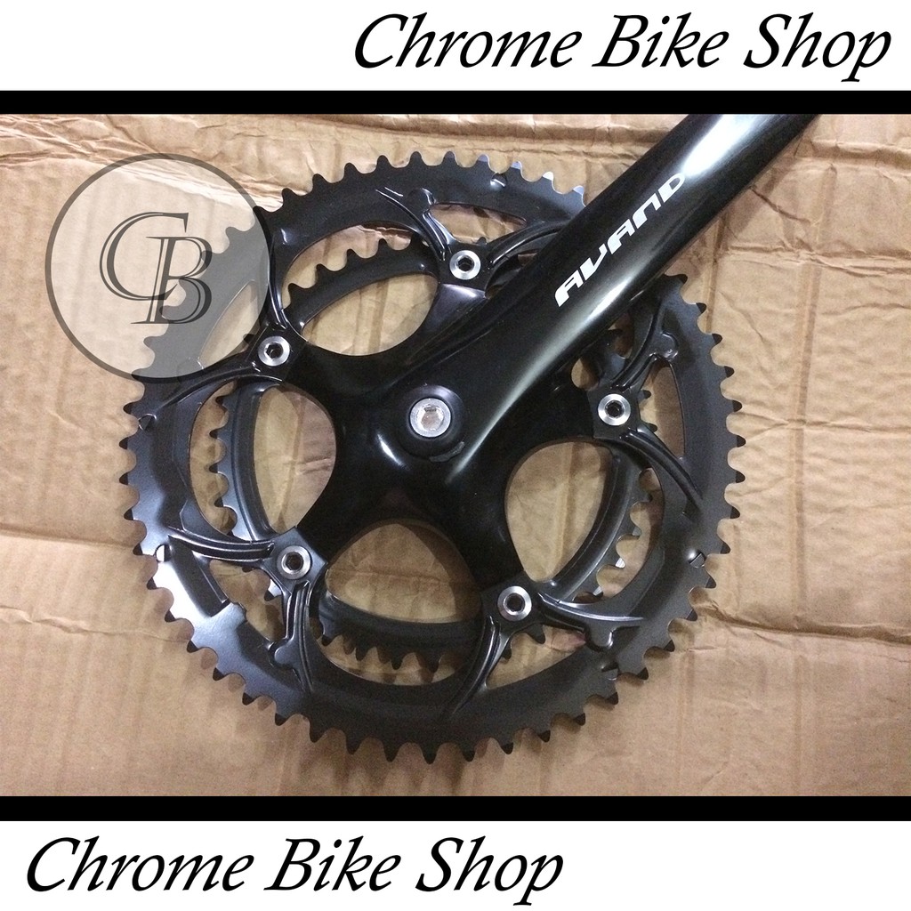 Jual Gir Gear Crank Crank Set Sepeda Balap Roadbike 2 Speed 53T 39T 170Mm Avand Hitam Murah Ori Original | Shopee Indonesia