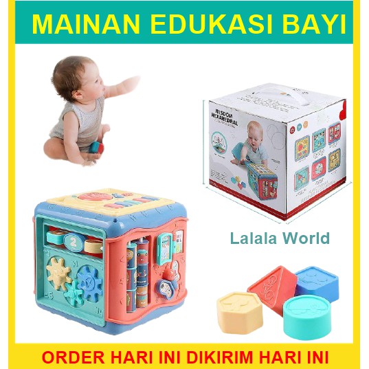 Jual Mainan Anak Bayi Multifungsi Balita Kado Edukasi Anak Perempuan Laki Laki Murah 6 Bulan 1 2 Tahun | Shopee Indonesia