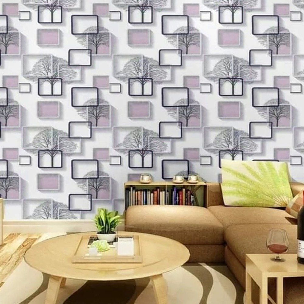 Jual WALLPAPER STICKER DINDING MINIMALIS MOTIF UKURAN 45CMX10M S60511